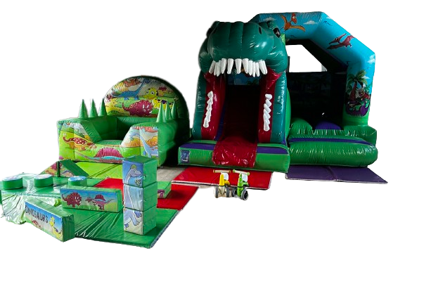 Dinosaur Bouncy Castle Package